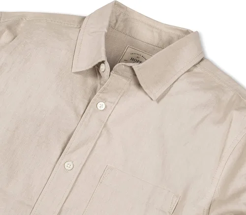 Vista 2 de Hope & Henry Camisa de lino de manga larga para hombre
