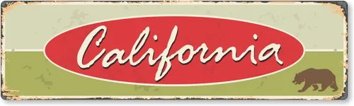 Vista 15 de SmartSign Letrero de Metal Vintage del Estado de Alabama de 4 x 14 pulgadas "Welcome To Heart Of Dixie", Aluminio Antioxidante de 40 mil