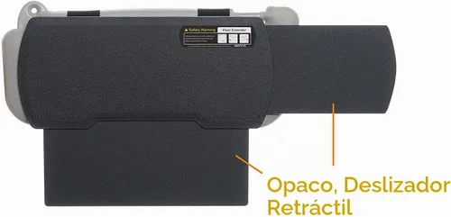 Vista 5 de Extensor de parasol para visera de automóvil, parasol antirreflejos para conductor o pasajero del asiento delantero, 1 pieza (negro) Glare