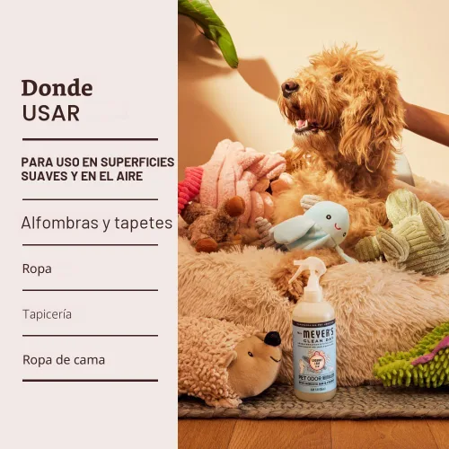 Vista 6 de MRS. MEYER'S CLEAN DAY Neutralizador de olores para mascotas, aroma a hoja de coco, 12 onzas