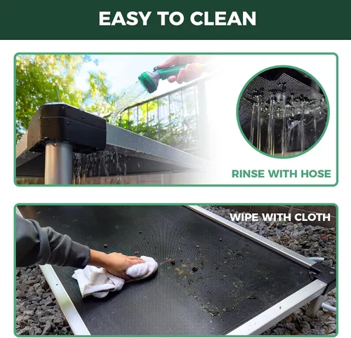 Vista 7 de FXW TitanNest Cama Elevada para Perros a Prueba de Masticación, Catre Elevado para Uso Interior/Exterior/Camping, Cama Refrescante para Mascotas