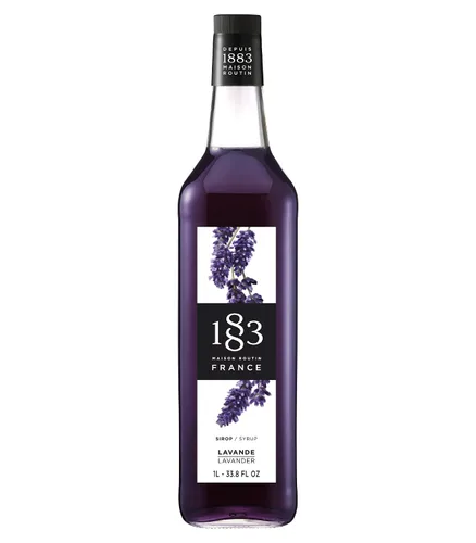 Vista 40 de 1883 Jarabe de Amaretto para bebidas, fabricado en Francia, botella de plástico de 1 litro