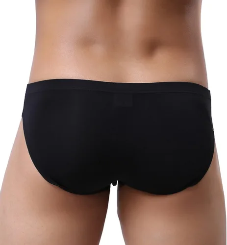 Vista 24 de WINDAY Calzoncillos de hombre Transpirable Hielo Seda Triángulo Bikinis y Escritos N04