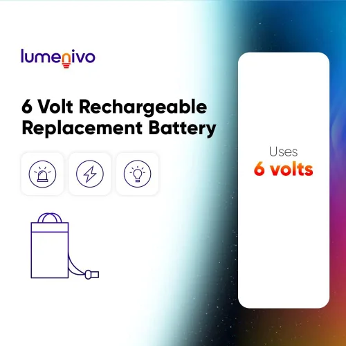 Vista 6 de lumenivo Power Wheels - Batería de repuesto recargable de 6 voltios, paquete de 1
