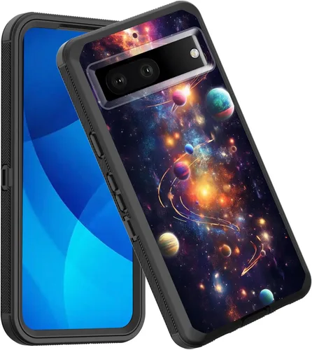 Vista 41 de Funda para Pixel 7a, a prueba de golpes, 3 capas, protección de cuerpo completo, resistente, de alto impacto, para Google Pixel 7a de 6.1 pulgadas