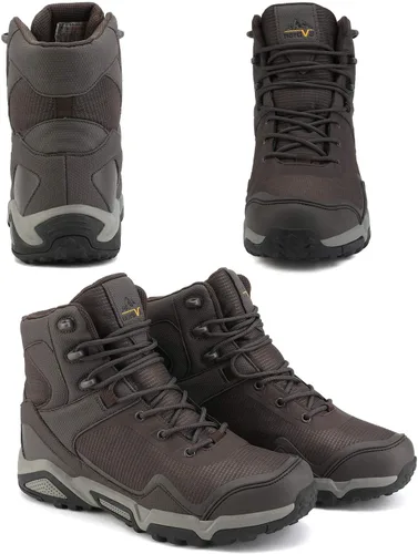Vista 24 de NORTIV 8 - Botas de senderismo impermeables para hombre, zapatos de montañismo ligeros para exteriores