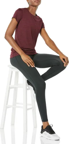 Vista 3 de Tienda Essentials - Camiseta de manga corta Tech Stretch y con cuello redondo para mujer paquete de 2