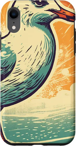 Vista 24 de iPhone 16 Retro Seagull Case