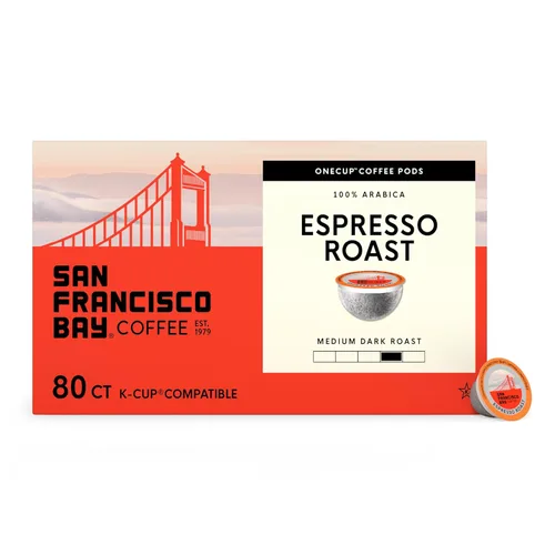 Vista 40 de SF Bay Coffee Organic Rainforest Blend, 12 unidades, Cápsulas de café compostables, tostado medio, compatible con K Cup incluyendo Keurig