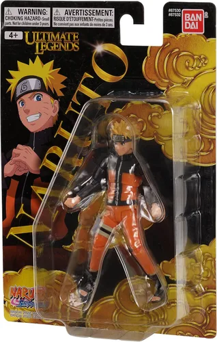 Vista 6 de Ultimate Legends figura de acción de Uzumaki Naruto de Naruto, 5 pulgadas