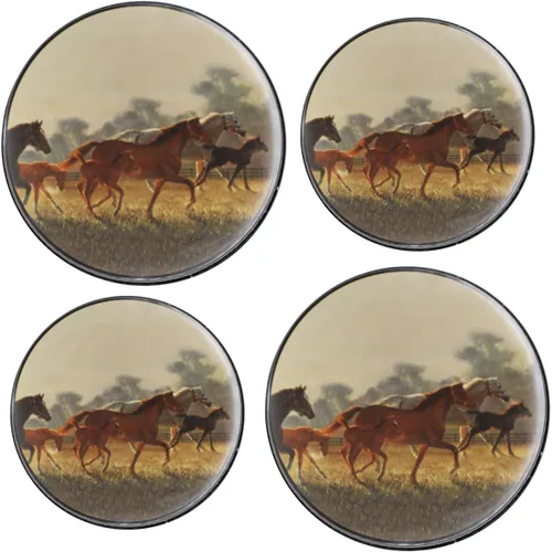 Vista 9 de Reston Lloyd, Fundas para quemadores para estufa eléctrica, fundas decorativas de lata ligeras, juego de 4 (2-8 pulgadas y 2-10 pulgadas), oculta