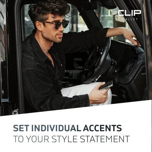 Vista 7 de I-CLIP Wallet Pure (disponible en 7 variantes), Cartera RFID