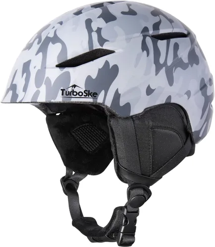 Vista 10 de Casco de esquí - Compatible con audio y ligero, estándar ASTM para hombres, mujeres y jóvenes Camuflaje