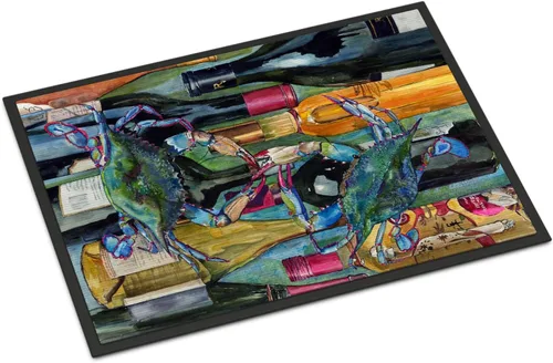 Vista 10 de Caroline's Treasures 1006MAT Pass Bait Shop - Felpudo de 18 x 27 pulgadas, para interiores y exteriores, para entrada, antideslizante, lavable