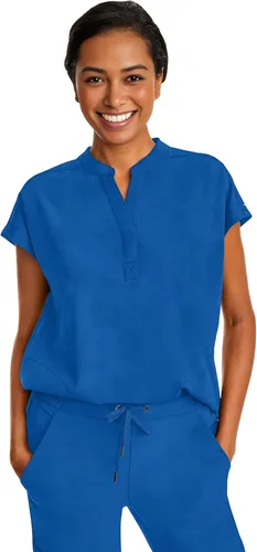 Vista 13 de Healing Hands Purple Label Women's Scrub Top with Dolman Sleeves 2 Pockets Elástico en 2 direcciones, sarga de poliéster y elastano, mangas Dolman