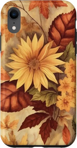 Vista 25 de Autumn Foliage Fall Leaves Girl Women Kids Fall Case for iPhone 17