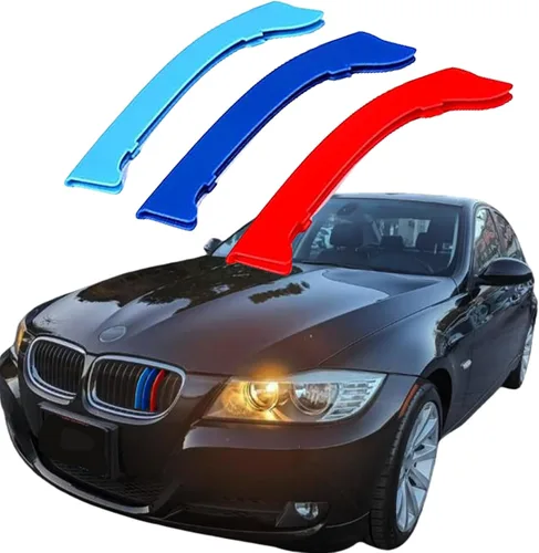 Vista 9 de Insertos de Parrilla Automotriz para BMW Serie 3 E92 E93 320i 325i 330i 335i 2006-2009 (Solo Compatible con 14 Vigas), Accesorios de Parrilla Frontal
