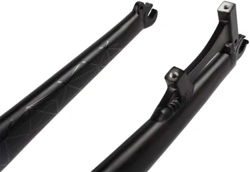 Vista 4 de Horquillas rígidas para bicicleta de montaña 26" 27.5" 29" suspensión de aleación de aluminio negra horquillas delanteras - alrededor de 28.92 oz