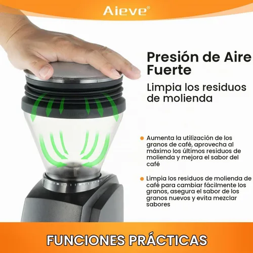Vista 2 de Aieve Fuelle de tolva de café de silicona para Baratza Encore ESP/Virtuoso