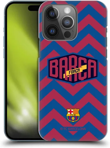 Vista 8 de Head Case Designs Funda rígida con licencia oficial del FC Barcelona con logotipo y patrón de Forca Barca compatible con Apple iPhone 14 Pro