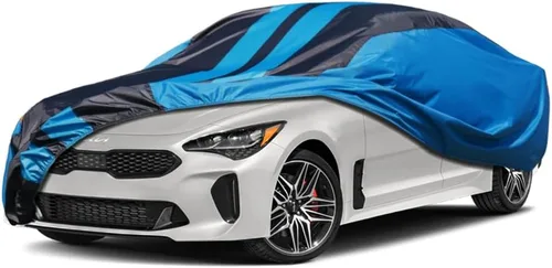 Vista 24 de Kaugung Funda impermeable para automóvil BMW Serie 3 (1999-2025), cubierta exterior completa para automóviles, ligera, resistente al sol, UV