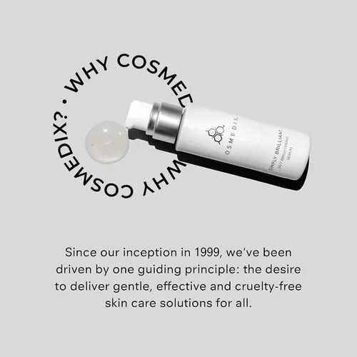 Vista 6 de COSMEDIX Simply Brilliant - Suero facial iluminador 24/7, suero facial exfoliante para líneas finas, arrugas y tono de piel desigual, cuidado