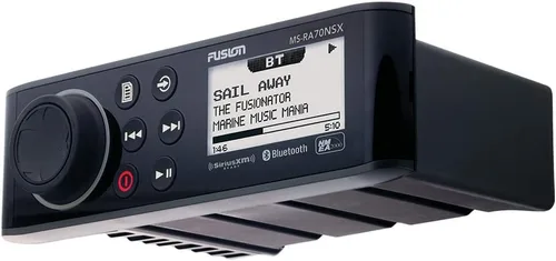 Vista 3 de Fusion MS-RA70NSX - Sistema de entretenimiento marino con mando a distancia inalámbrico, color blanco