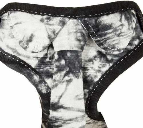 Vista 7 de Pet Life ® 'Bonatied' Arnés de malla reversible y transpirable de micromalla ajustable para perro y pajarita