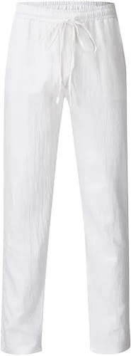 Vista 6 de tobchonp Pantalones de chef para hombre con bolsillo alto para hombre pantalones deportivos con entrepierna con letras y pantalones deportivos