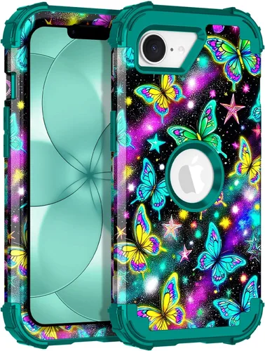 Vista 58 de Rancase Funda para iPhone 11, tres capas de alta resistencia a prueba de golpes, protección de plástico duro + funda protectora de goma de silicona