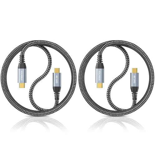 Vista 17 de ZeroneTeck Cable USB C de 6 pulgadas 0.5 pies, Transferencia de Datos de Alta Velocidad 20Gbps Corto, Cable USB C 3.2 Gen 2×2 100W PD de Carga