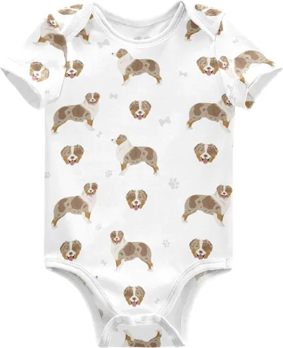 Vista 28 de vvfelixl Bodies para bebé niña negro Pug blanco manga corta algodón ropa de bebé para niñas 0-24 meses Multi1