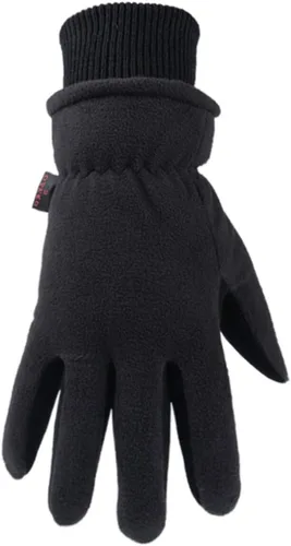 Vista 8 de OZERO Winter Gloves Deerskin Suede Leather and Insulated Polar Fleece Water Resistant Thermal Gifts for Men and Women