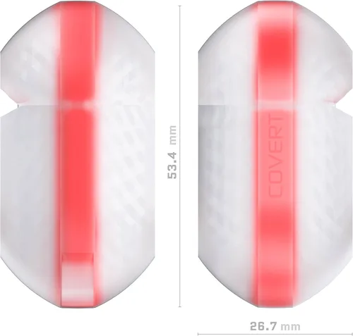Vista 8 de Ghostek COVERT - Funda protectora de silicona transparente para AirPods 3 con llavero, diseño delgado de primera calidad con protección resistente