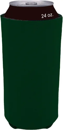 Vista 34 de Espuma en blanco plegable de 24 oz. Can Coolie (variedad, paquete de 6)