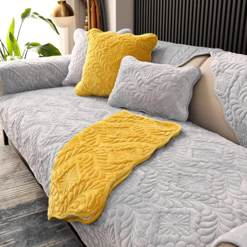Vista 17 de LUBOSE Fundas de sofá de terciopelo, protectores de funda de sofá lavables, fundas de sofá de felpa, protectores de sofá, toallas de sofá, mantas