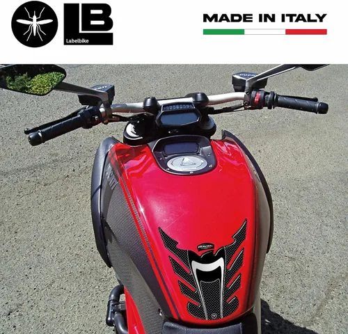 Vista 2 de labelbike Adhesivo 3D para tanque de motocicleta compatible con Ducati