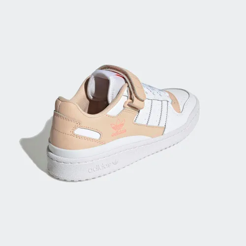 Vista 6 de adidas Zapatos bajos Forum para mujer, Wonder WhiteCore BlackLucid Blue