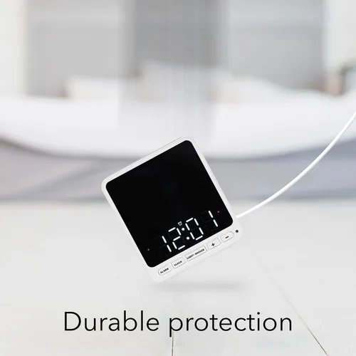 Vista 4 de Wasserstein Funda de reloj despertador para Blink Mini, versión negra, cubierta discreta para colocación de cámara discreta, no compatible con Blink