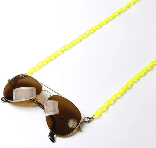 Vista 10 de Correas de cristal de ojo de cuero real Retenedores de gafas de ojos Cadenas acollador, soporte para gafas de sol