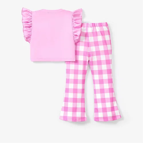 Vista 2 de L.O.L. Surprise! Conjunto de 2 piezas para niñas con mangas con lazo 3D y pantalones acampanados