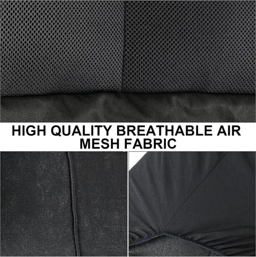 Vista 3 de Fundas de asiento de banco de ajuste personalizado de repuesto para Ford F100 F150 F250 Series 1969-1996 sin reposacabezas, tela de malla de aire