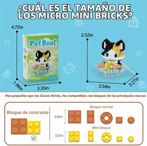Vista 2 de Finger Rock Juego de 6 juguetes de animales para fiestas, 2387 piezas de animales lindos para bolsas de golosinas, premios de aula, regalos