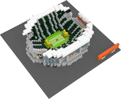Vista 8 de FOCO NFL Bloques de construcción unisex para adultos 3D Mini BRXLZ con forma de estadio del equipo de la NFL