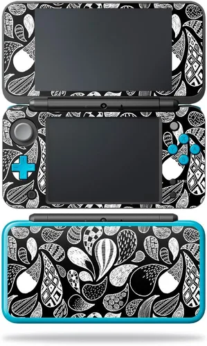 Vista 33 de MightySkins Skin compatible con Nintendo 2DS XL - Negro abstracto Funda protectora de vinilo duradera y única Fácil de aplicar, quitar y cambiar