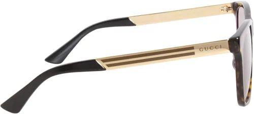 Vista 3 de Gafas de sol Gucci GG 0695 SA- 002 Havanamarrón dorado Habana café y dorado