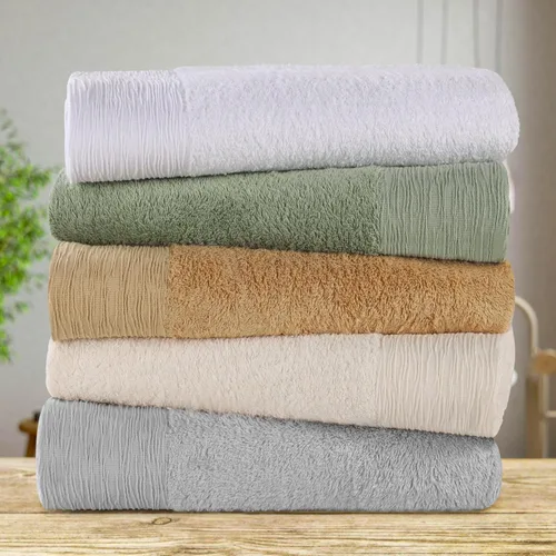 Vista 14 de Superior Rayon - Juego de toallas de 12 piezas de mezcla de bambú, de secado rápido, artículos esenciales para el baño, ducha, spa, toallas