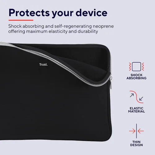 Vista 3 de Trust 21248 Primo - Funda para tablet de 15,6 pulgadas, color negro