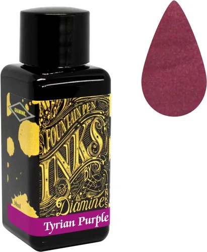 Vista 10 de Tinta embotellada para pluma estilográfica Diamine, 30 ml - Ámbar