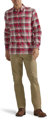 Vista 3 de Lee Men's Extreme Motion All Purpose Long Sleeve Worker Shirt